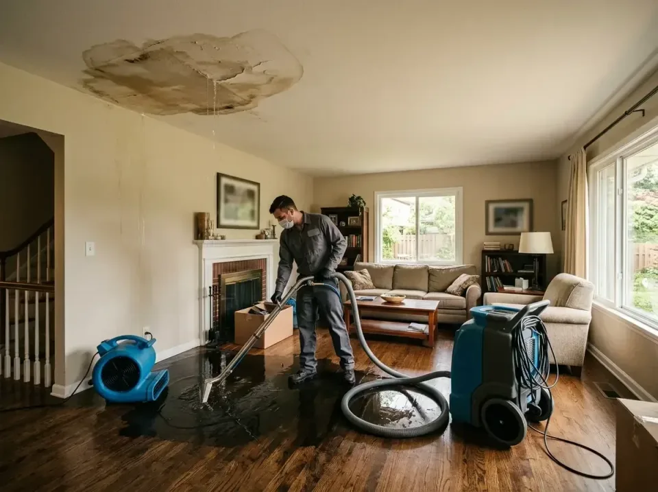 attic-pipe-burst-ceiling-drip-008 — frequently asked questions, Water Damage Restoration & Carpet Care in Sugarland Run, VA